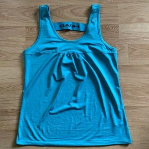 Head Teal Athletic Tank-Large